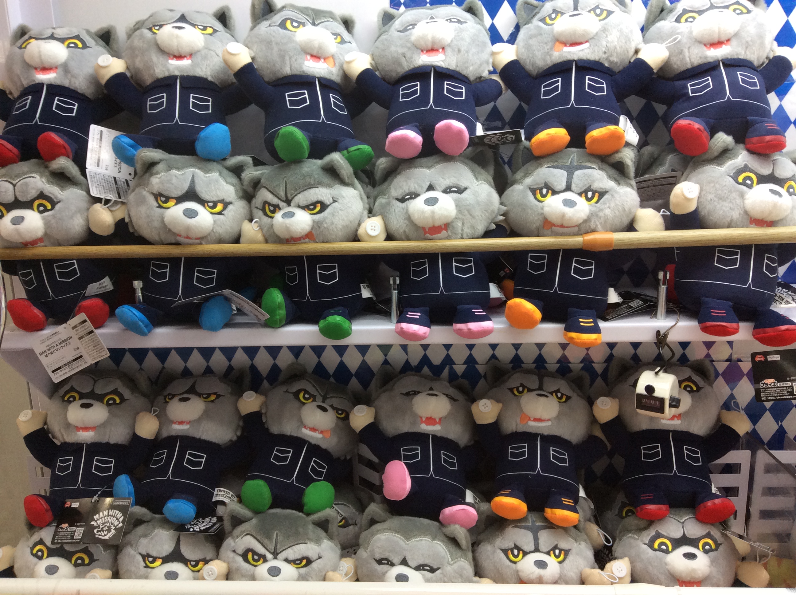 MAN WITH A MISSION はぐはぐ マンウィズ ぬいぐるみ 5体