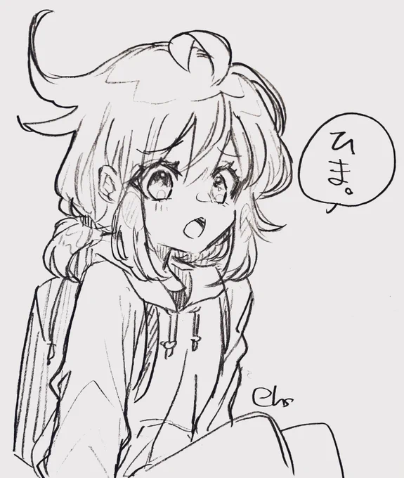 時間を持て余したすみれてんてー
#はなのすみれ描いたぴよ 