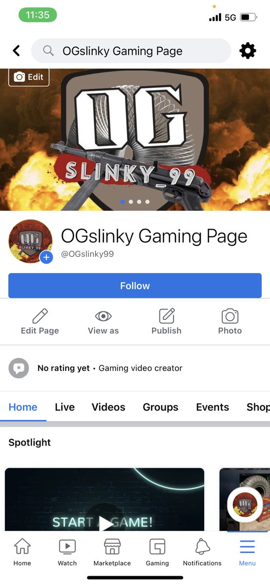 Ogslinky99's tweet photo. if you haven’t already, i would appreciate it if everyone took about 30 seconds of there time to follow me on facebook gaming, I’m at 40 followers and need 60 more to reach not only my goal but then i’ll be in the level up community !! THANK YOU SO MUCH I APPRECIATE ALL THE LOVE! https://t.co/4osxVCmT6z