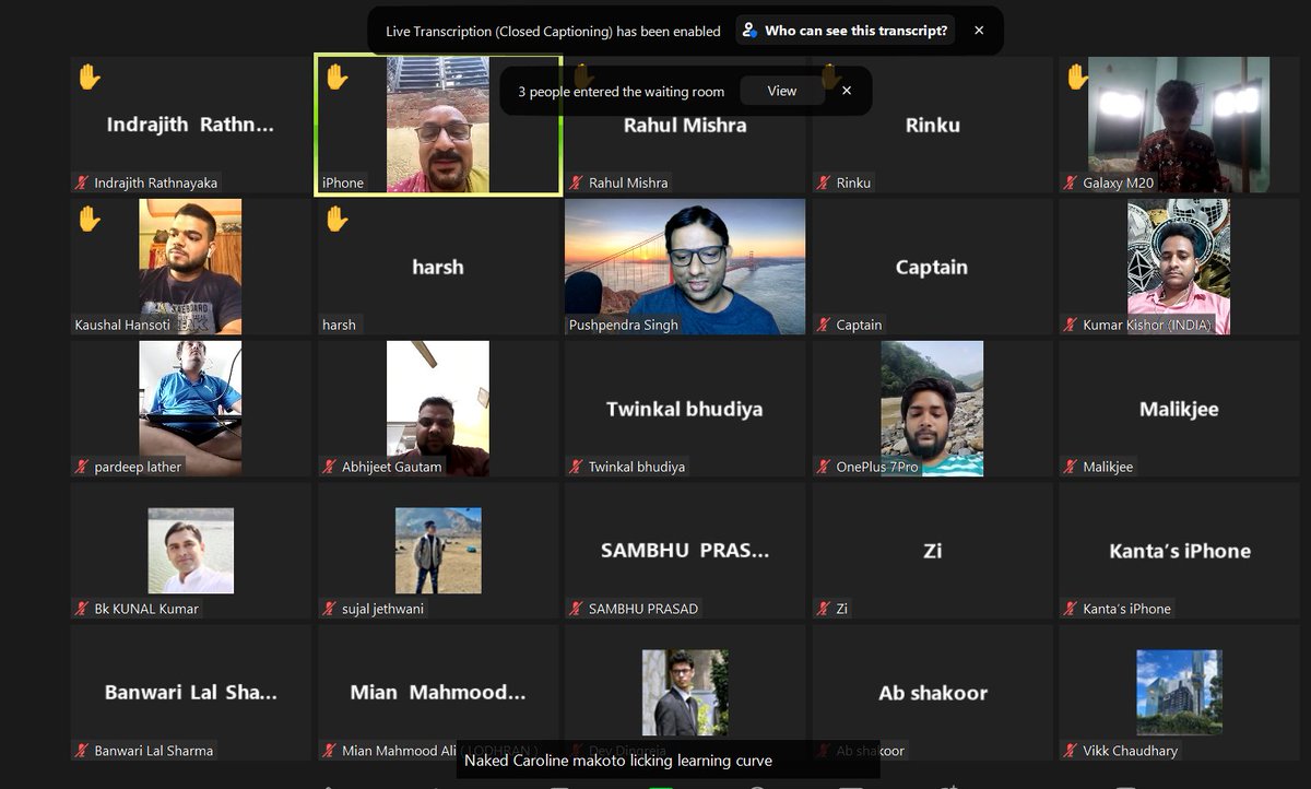 pushpendrakum's tweet photo. Zoom discussion with all @smartviewai members https://t.co/ZBHHnX1p3n