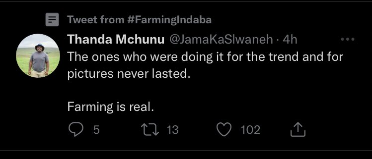 new_shana's tweet photo. Still on my 2 month break but man oh man 🙃 this makes me smile every time I wake up and see what we have accomplished! 

Don’t forget to follow/Join #FarmingIndaba List 🙃 https://t.co/kNQiqCFCUS