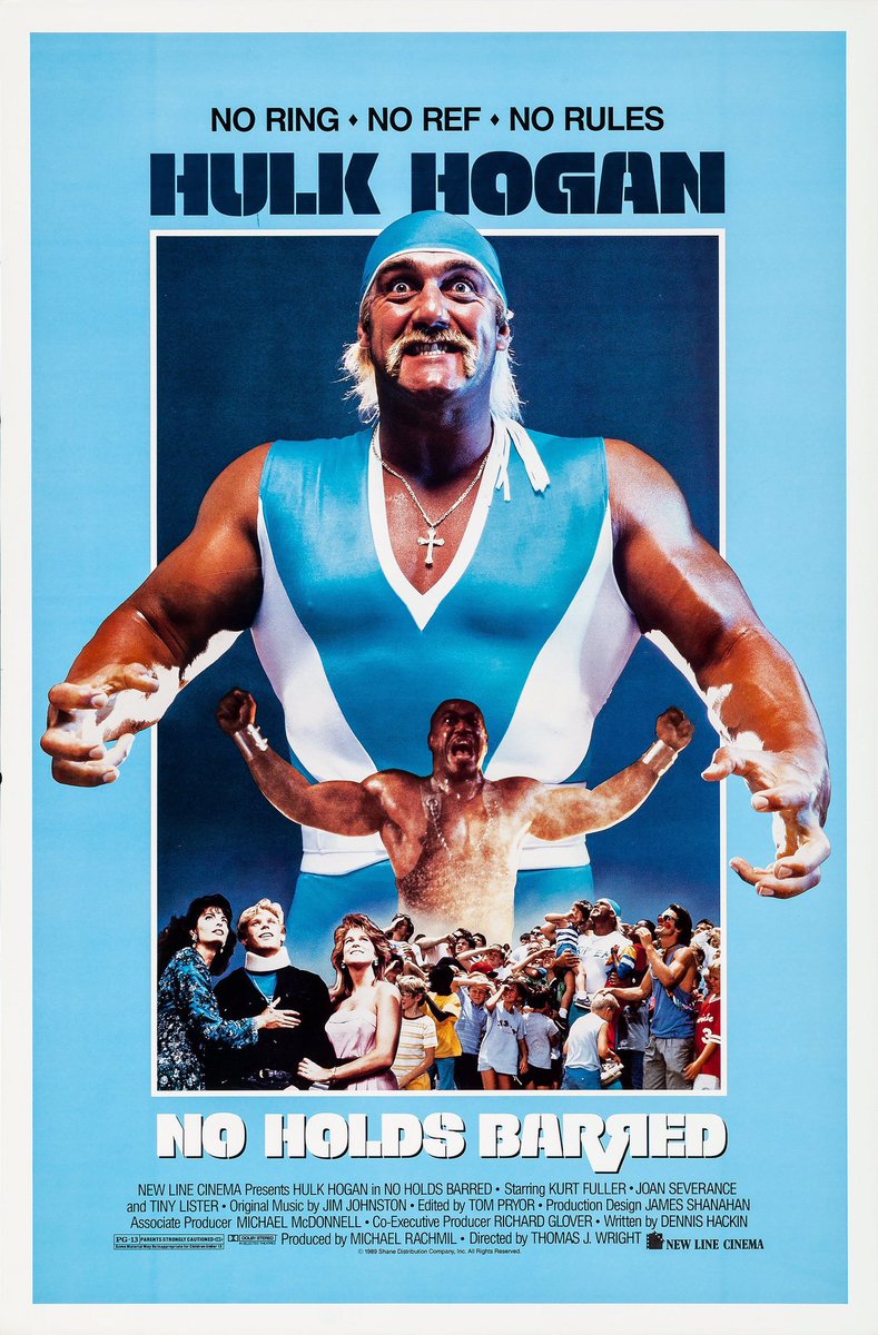 FilmNewsNos's tweet photo. 🎬MOVIE HISTORY: 33 years ago today, June 2, 1989, the movie 'No Holds Barred' opened in theaters!

#HulkHogan #TinyLister #JoanSeverance #KurtFuller #TinyLister #MarkPellegrino #BillHenderson #CharlesLevin #DavidPaymer #GeneOkerlund #JesseVentura #HowardFinkel https://t.co/MmHPjAyWwe