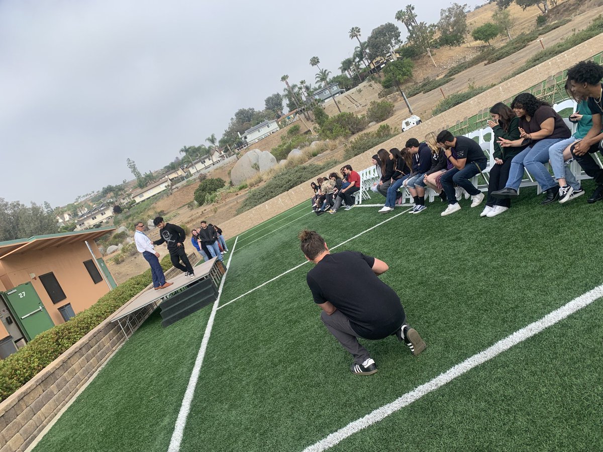 Graduation practice and Senior Breakfast ⁦<a href="/IDEACenterHS/">IDEA Center HS</a>⁩!! Excited for tomorrow!