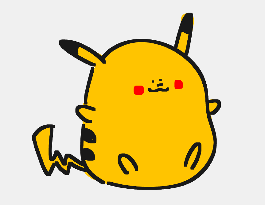 pikachu no humans pokemon (creature) solo simple background :3 white background full body  illustration images