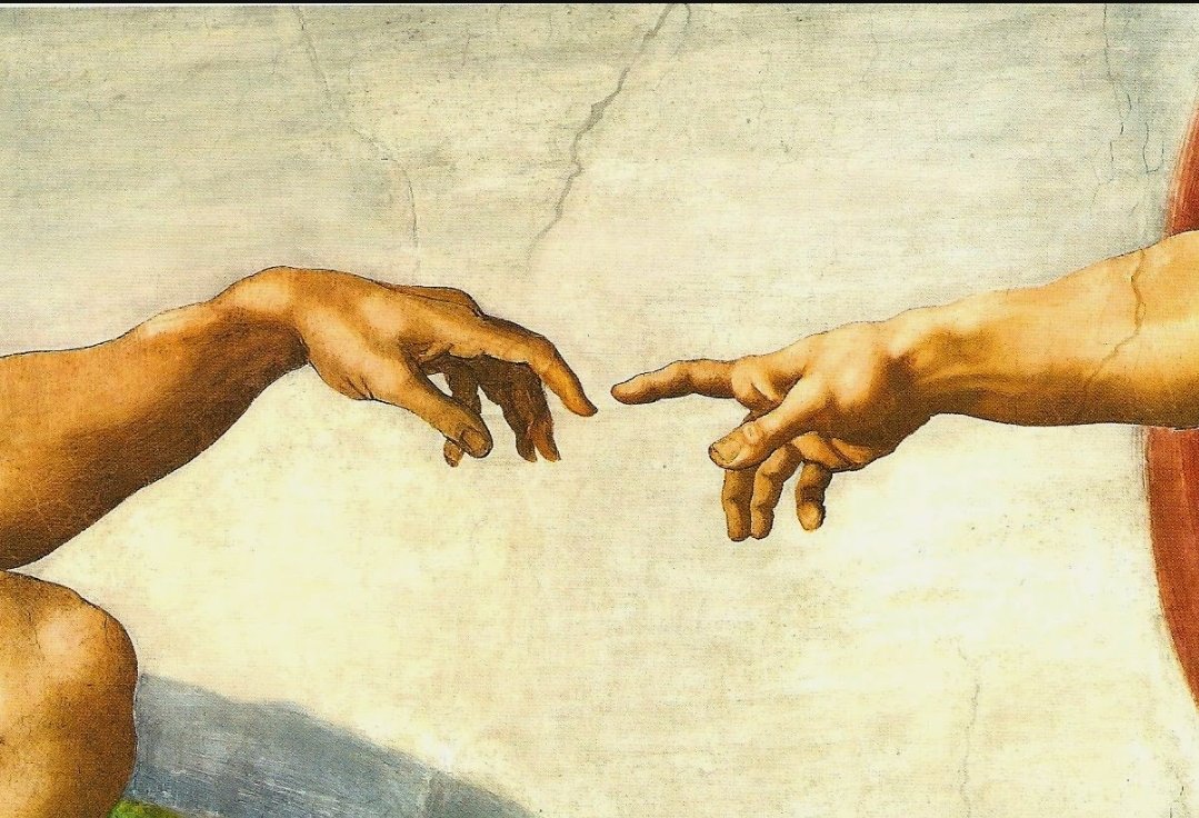 As I continue figuring out solutions to the "access to capital" problem entrepreneurs like me face globally I can't get this portion of "The creation of Adam" by Michelangelo out of my mind.