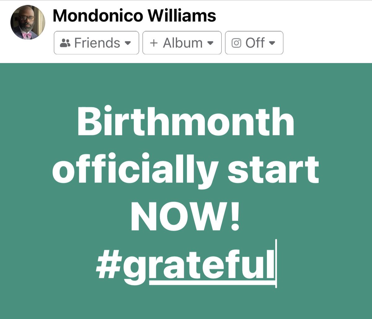 Mondonico's tweet photo. Happy Birthday to me. https://t.co/8w9ncMEOO8