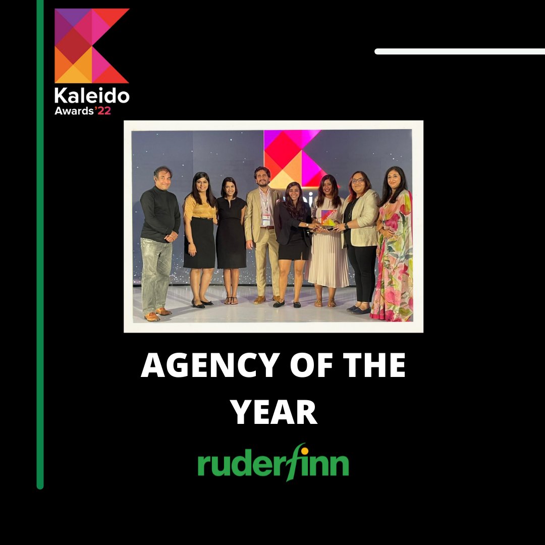 Bringing home the ‘Agency of The Year’ at Kaleido Awards 2022! It's time to celebrate. 

#RFBreakthrough #LifeAtRF