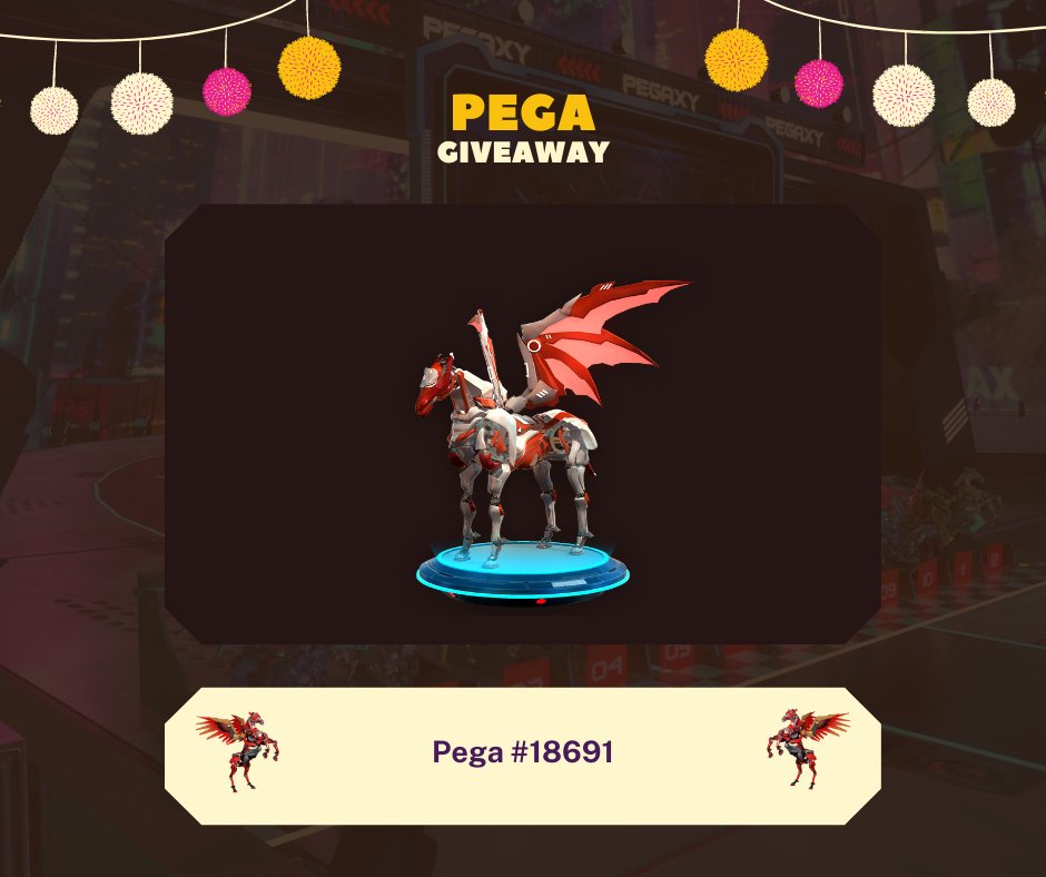 Rare Pega Giveaway!

🏆PRIZE:
1x Winner (Klin Rare Pega)

To enter:
1⃣ Follow <a href="/CryptoKramo/">kramo | HUDL</a> <a href="/PegaxyOfficial/">Pegaxy</a>
2⃣ RT + Like
3⃣ Tag 3 friends!

Winners in 24h ⏰