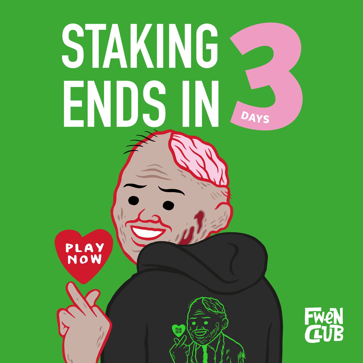 fwenclub's tweet photo. 3 DAYS to go!

“SEIBWOZ” Game &amp; Staking
Date: 2 - 6 June
Start / end Time: 3am UTC
More details: https://t.co/12IwjO41WF

@sirjoancornella @fwenclub
#SEIBWOZ #joancornella #FWENCLUB https://t.co/Y9pLAVttZT