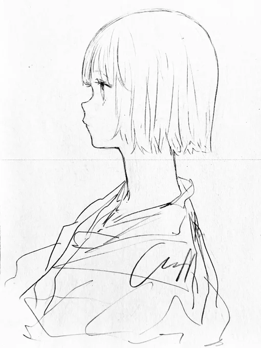 A little during lunch break_✍Drawing 