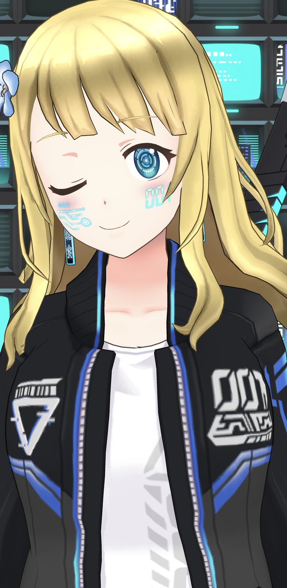 AkuVtuber's tweet photo. Nyaaaa~ 💙 https://t.co/JXyTmXSwU7