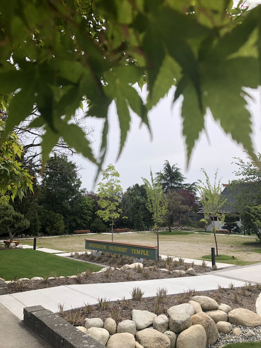 msphillpotts's tweet photo. What can our hometowns tell us about our histories?  Social Justice 12 students @RAMcMath investigated the history of Japanese Canadians in Steveston on a walking field trip. #SD38LES #OutdoorClassroom https://t.co/blH50e2xyS