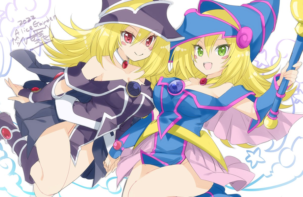 ブラックマジシャンガール 「がーるちゃん 」|ひなたもものイラスト