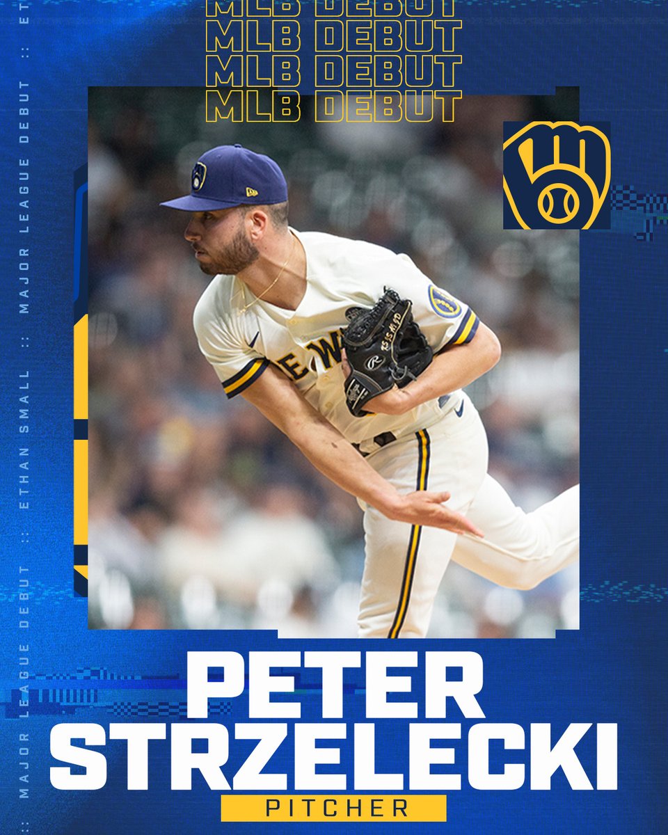 Brewers's tweet photo. A Big League debut and his first win.

Congrats, @_PistolPete11! https://t.co/MnC1A1psu6