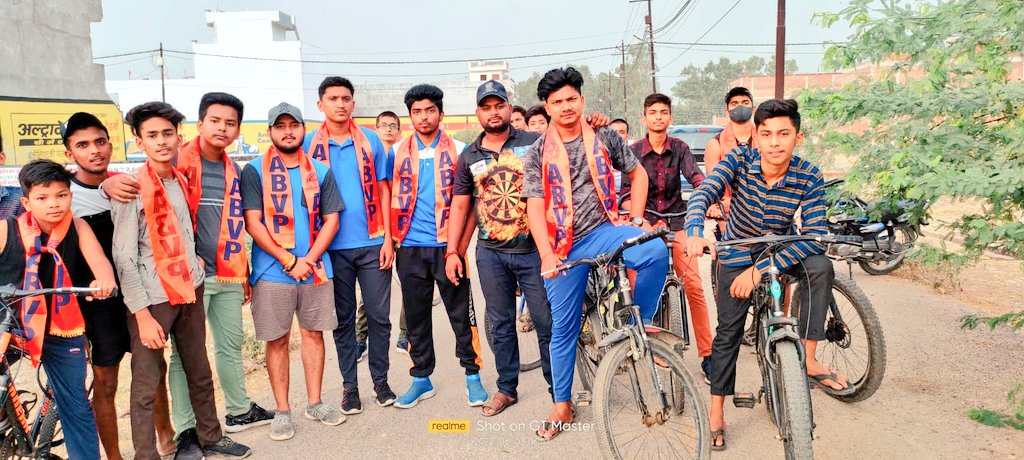 anuj4ayodhya's tweet image. अखिल भारतीय विद्यार्थी परिषद कानपुर पूरब जिले के द्वारा आज #विश्व_साइकिल_दिवस के अवसर पर साइकिल दौड़ का आयोजन किया गया।
#AbvpKanpur