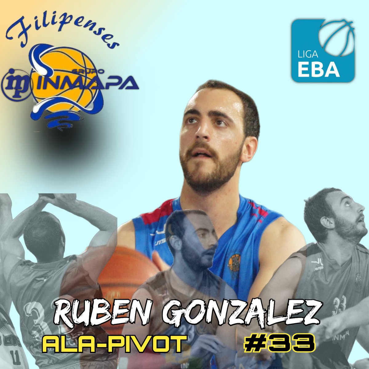 FilipensesBto's tweet photo. 🚨 RENOVACIÓN 🚨
Un año más podremos disfrutar sobre la cancha de este gladiador de las zonas!!!
Rubén González un año más defenderá la camiseta de GRUPO INMAPA FILIPENSES en liga EBA!!!!
Un placer contar con tu entrega y calidad!!!!
Esto empieza a rodar!!!!! https://t.co/ypy6T39LtW
