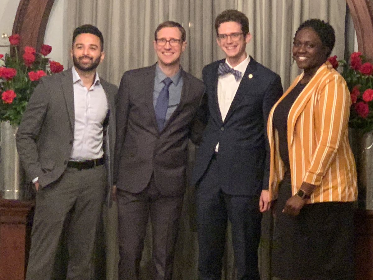 Thanks you to this year’s <a href="/BSWHTemple_IMED/">Baylor Scott & White Temple IM Dept and Residency</a> Chief residents! Thank you for your service and leadership! <a href="/RebekahRussDO/">Rebekah Russell</a> Dr Dhruv Bhakta and <a href="/PCrowleyDO/">Patrick Crowley</a>. Go and do great things for patients and take <a href="/bswhealth_Templ/">Baylor Scott & White in Temple</a> culture with you! Not  pictured Dr Yungsoon Yang. <a href="/mettingal/">Austin Metting</a>