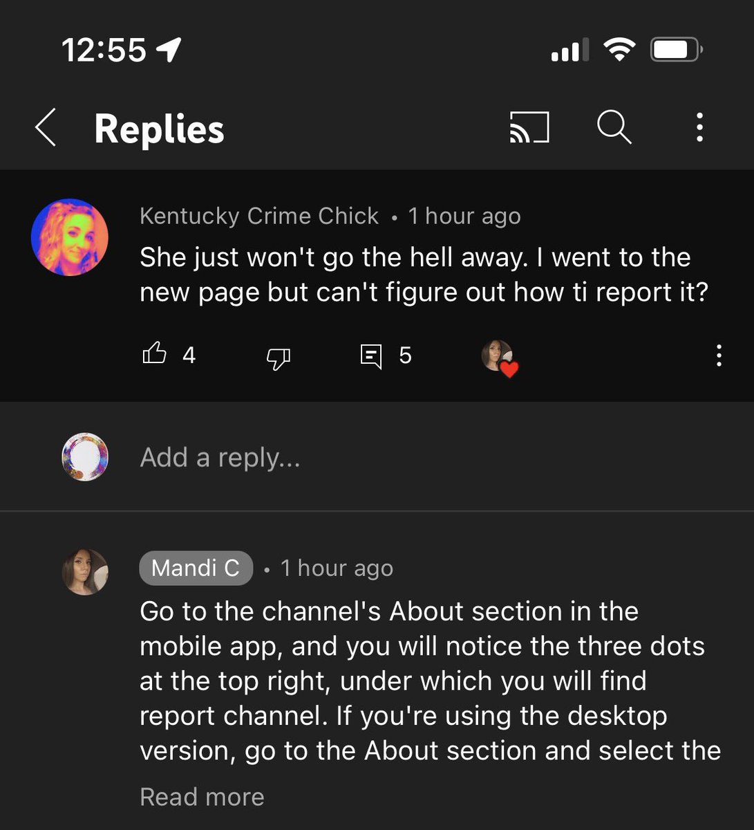 TruthInevitabl1's tweet photo. More proof of mass reporting and takedown of Natasha Cooper’s channel “true crime with Natasha Cooper” https://t.co/lYVxU8E4yC