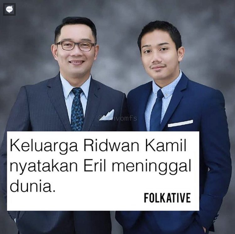 aeribase's tweet photo. ⭐ not EXO related, guys yu kita berdo'a untuk ananda Eril dan semoga keluarga Bapak Ridwan Kamil selalu diberikan ketabahan atas musibah yang terjadi, send our deepest condolences🙏🙏  https://t.co/HfgKgMLpAi