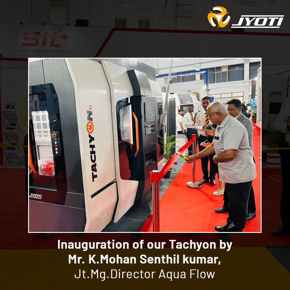 JyotiHuron's tweet photo. Here are some glimpses from the INTEC 2022 Exhibition's Grand Opening in Coimbatore. We are grateful for the overwhelming support.
#thankyouforvisiting #jyotipavilion #intec #exhibition #coimbatore #machinetoolsandindustrial #jyoti #jyoticnc #cnc #metalcutting #manufacturing https://t.co/dm2GNvInHD