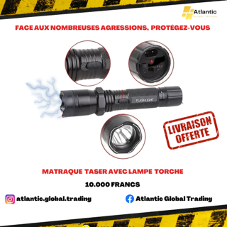 atlantic_gt's tweet photo. Hello sweet people 
En ces temps d'insécurités, nous vous proposons des matraques tasers electriques rechargeables avec lumière laser rouge 
À 10.000 fr SEULEMENT LIVRAISON SUR DAKAR INCLUSE.

#senegal #dakar #kebetu #news #tl221 #lciis https://t.co/GYZ0T9aFxF