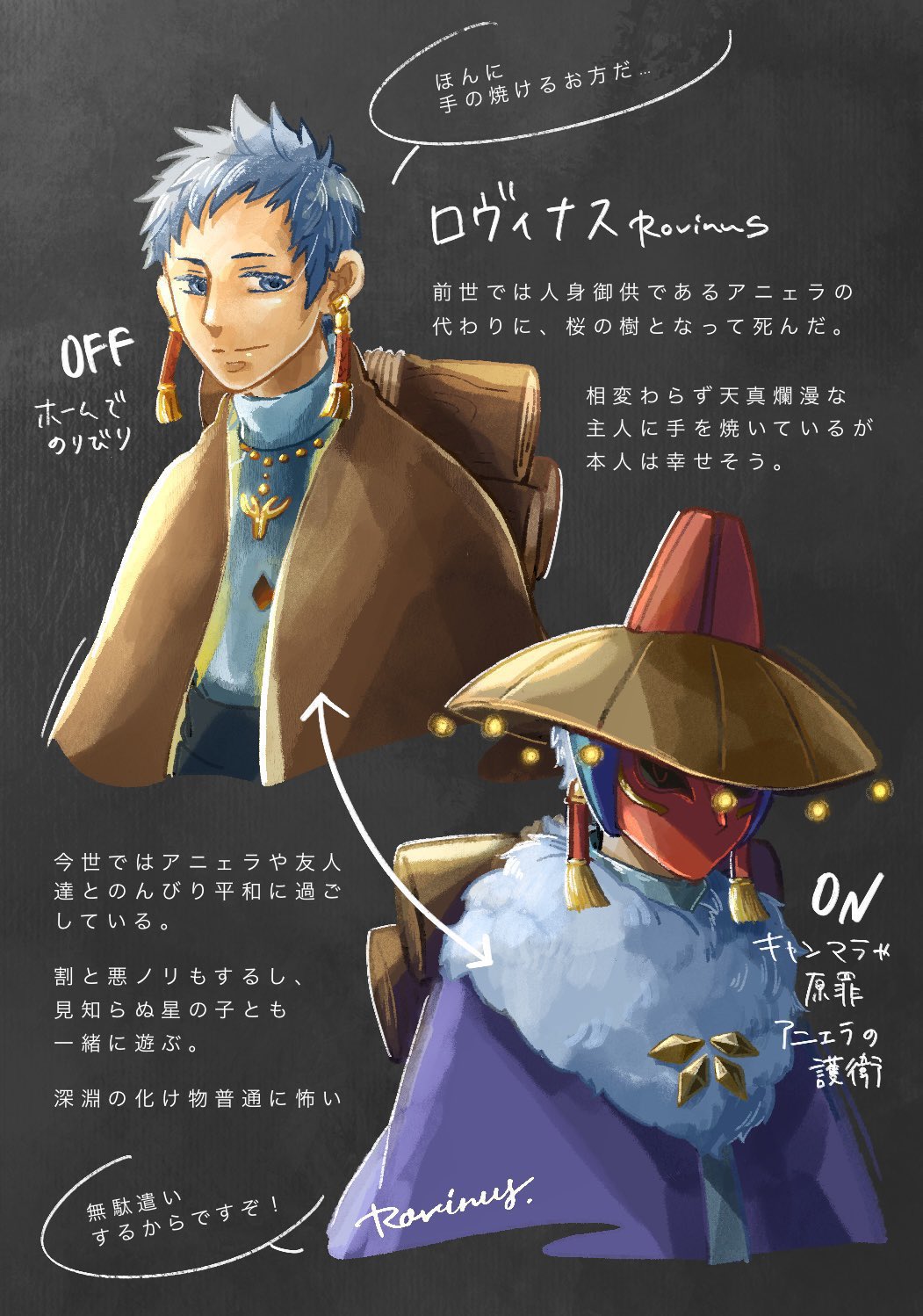 かがり ロヴィナス A Tuwita Skyうちの子 ロヴィナス の補足 笠狐だとなんだか怖そうですが 中身はこんな感じだったり Sky イラスト 夢見鳥と桜の日々 T Co Woa6q0ttrp Tuwita