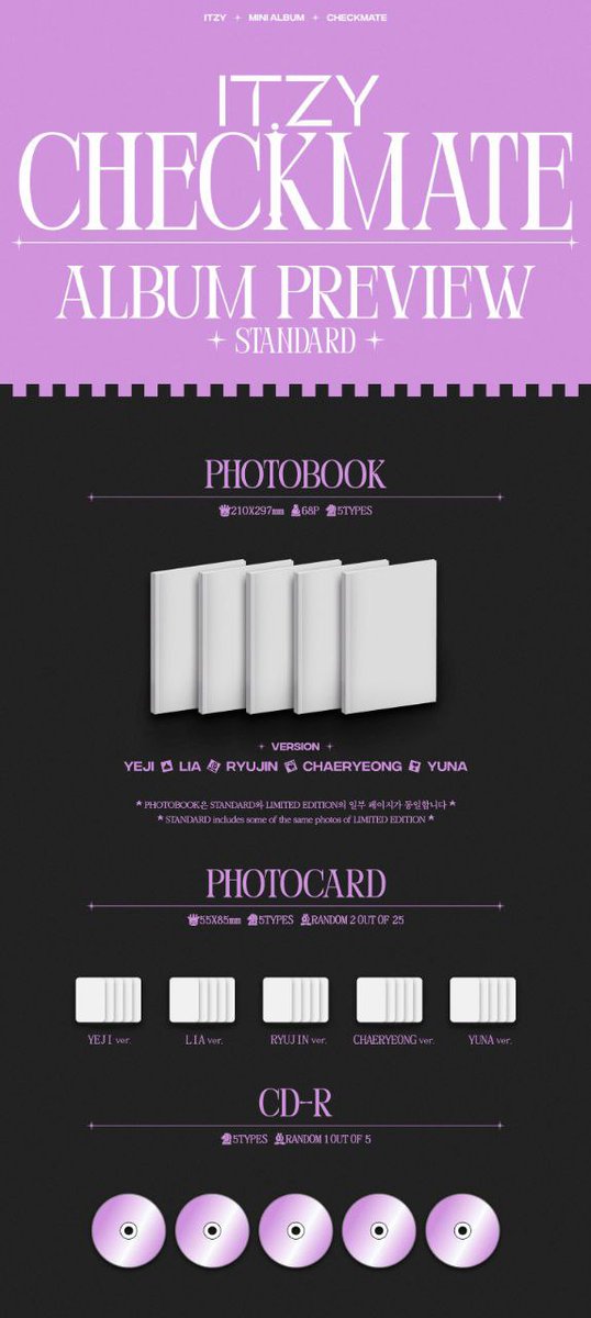 SeoulMagicPH's tweet photo. PH GO 𝐈𝐓𝐙𝐘 MINI ALBUM <𝐂𝐇𝐄𝐂𝐊𝐌𝐀𝐓𝐄>

Standard ver: 550 (Random ver.)
Limited Edition: 550

DOP: JULY 10

Normal ETA
With POB
Ktown

Order Link: https://t.co/RkE6XRCnwR https://t.co/02u1095Lhs