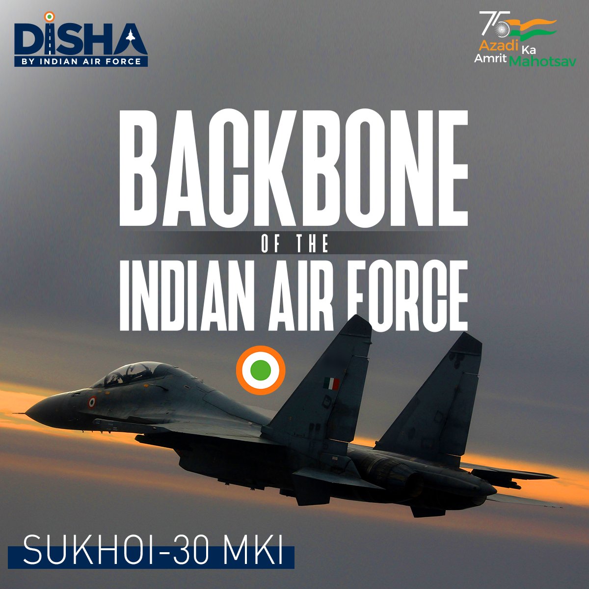 CareerinIAF's tweet photo. The Sukhoi-30 MKI, also known as “Flanker”, is a twinjet multirole air superiority, all-weather, long-range fighter aircraft. The Sukhoi-30 MKI is a premier fighter aircraft in the @IAF_MCC fleet.
#KnowtheIAF #IAFAircrafts #IAFTech #IAF #DISHAbyIndianAirForce #SukhoiSu30 https://t.co/W6ft6wEW2V