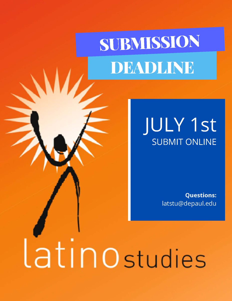 #SubmissionDeadline #July

Submit: editorialmanager.com/lats/default1.…

@Palgrave @PalgraveJournal  @SN_Authors @SpringerNature