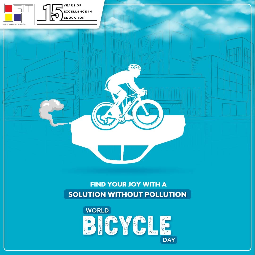 gandhinagaruni's tweet photo. World Bicycle Day π²
Let's ride for a better Worldπ΄ββοΈπ
#Git #Gandhinagarinstitiuteoftechnology #wheresuccessisatradition #worldbicycledayπ΄π»ββοΈπ #worlsbicycleday #worldbicycleday2022 #3rdjune #behealthybehappy #cycling #dailycycling #ridewithfun #ridewithjoy #ridewithriders https://t.co/ORH0WPRDL7