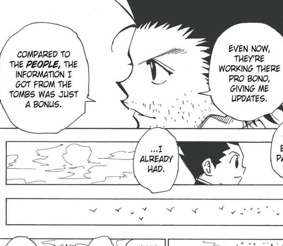hxhrats's tweet photo. ging can be selfish but i hate how he’s characterized by a majority of the fandom as an uncaring jerk bc that isn’t true at all https://t.co/wtjc7Fn5FK