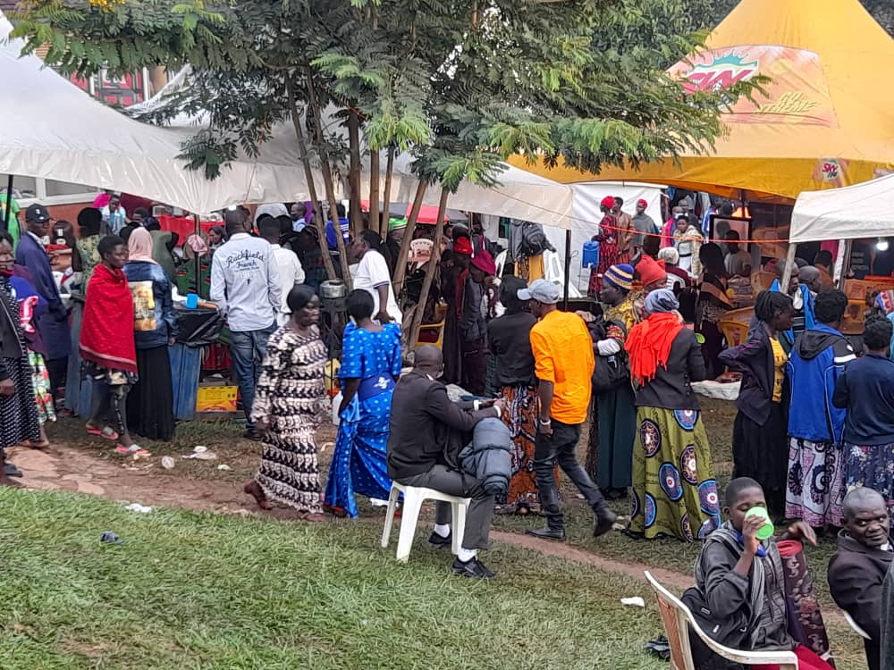 Daily Monitor on Twitter "Pilgrims receive breakfast ahead of the main service at 9am. A plate