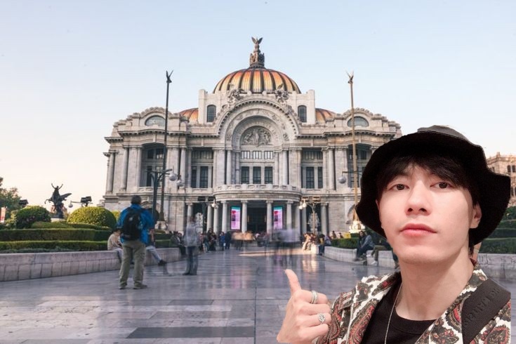 MIN_LU_17's tweet photo. "La última vez que vi a Jacob fue; ♡ tomándose una foto en el Palacio de Bellas Artes en Ciudad de MÉXICO " 
👀💙😅 
@CampforVampz
nueva actividad 🤙🙂
@twt_VAV @VAV_official
#VAV #vampz #브이에이브이 #뱀즈 #campforvampz https://t.co/6Pnd9HIxxU