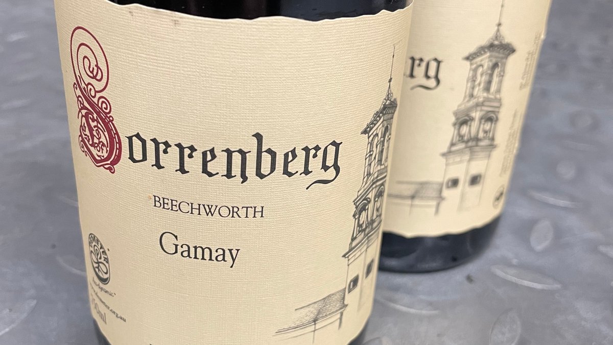 auscellardoor's tweet photo. As one of Australia's finest Gamays, the newly released 2021 Sorrenberg Beechworth Gamay is another spectacular release, which will be welcomed by the many fans of this wine. Very limited stocks now available.
⁠
https://t.co/TNXUhGsdUz

#wine #gamay #redwine #sorrenberg https://t.co/Io1ybDrCvl