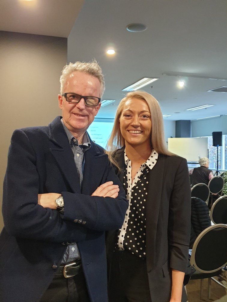 12Topple's tweet photo. Congratulations Prof Ian Baldwin and Ms Sarah Todd on presenting today at ACCCN’s seminar. Austin Health ICU are proud of you both 🤩 https://t.co/n6HmPajmaY