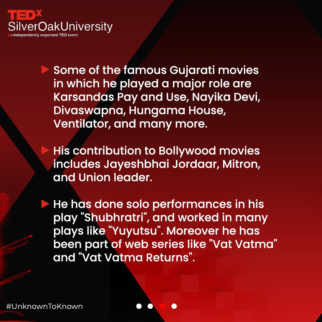TEDxSOU's tweet photo. Witness Chetan Daiya at #TEDxSilverOakUniversity on 04 June 2022 💯 https://t.co/44fCi06eHy