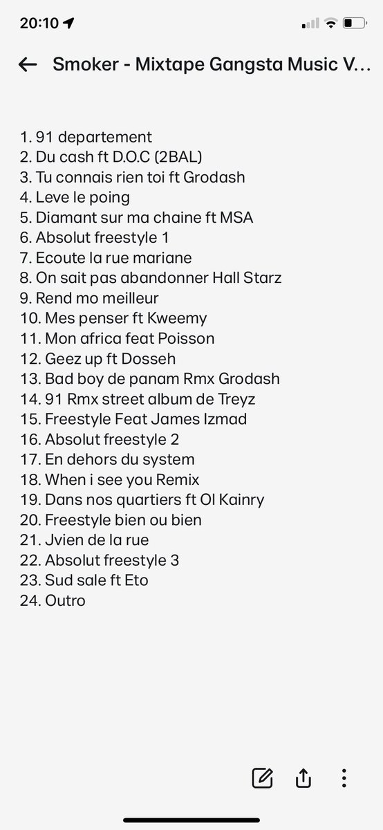 Toutes personnes qui retweetera ce post aura le lien de cette mixtape introuvable sur les plateformes dans ses DM. Je vous mens pas la musique c’est du partage je suis mon propre BOSS je fais ce qui me plait 💯 #GMV1 c’est ton gars smok 🤘🏿
