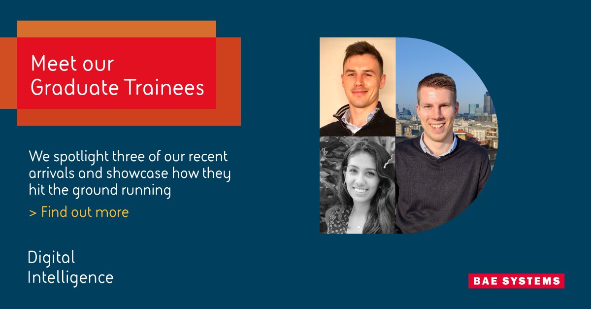 BAE Systems graduate trainees get the chance to develop their career, develop new skills and work on real projects from day one. This great new blog spotlights 3 of my company's rising stars who all joined the grad trainee scheme and hit the ground running
ow.ly/3E2x103IcYt