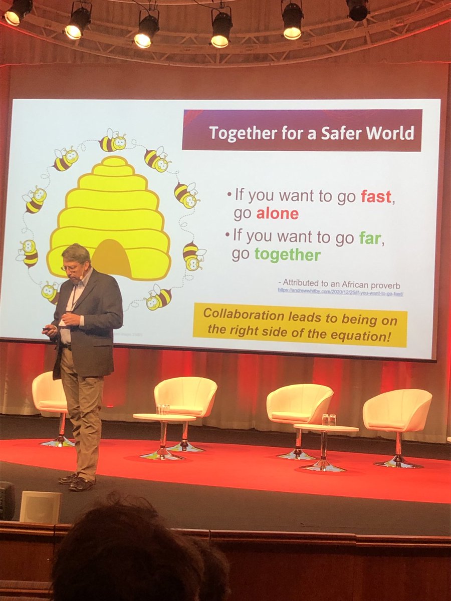 mamlg's tweet photo. ‘Together a safer world’ summed up John Butler #EAFS, Stockholm https://t.co/QHnyK9hO5w