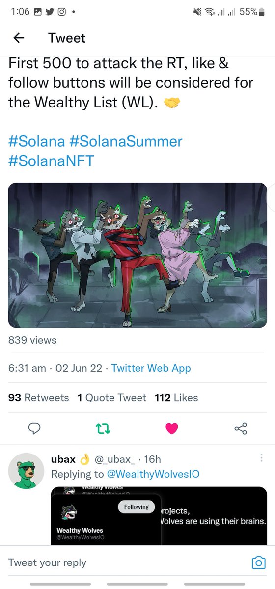 shadowvelvet25's tweet photo. @WealthyWolvesIO 😊 https://t.co/8Nmz0K7yUe
