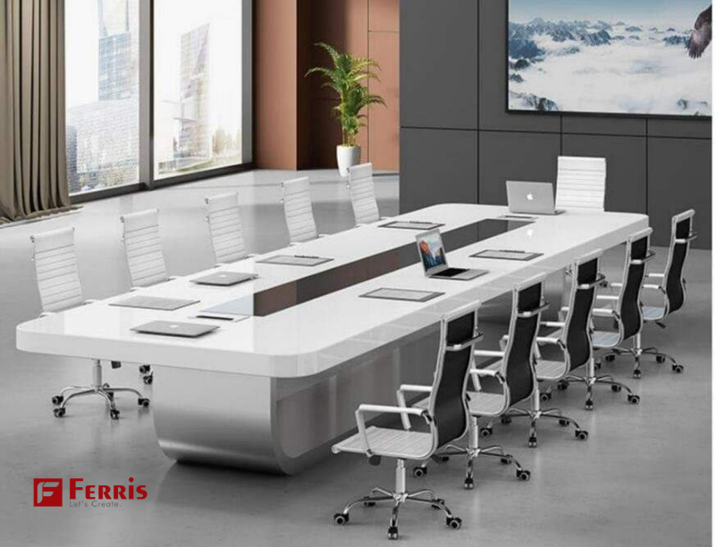 FerrisSolution's tweet photo. From creating a lasting impression to the increasing value of your office space, a conference table plays a crucial role.
The white office furniture enhances a clean look that tends not to go out of style.
The white color conference table makes your office space modern` https://t.co/kHwXWG61xZ