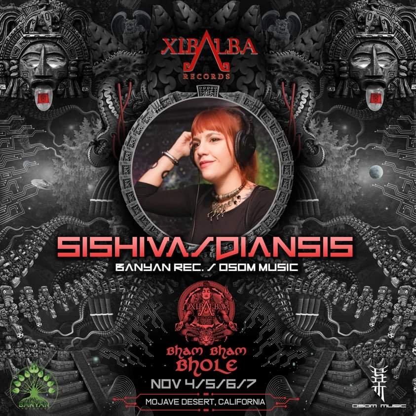 RecordsXibalba's tweet photo. 🔱SISHIVA / DIANSIS🔱
Born in Athens, Sissy https://t.co/Eat9t7KyHj 2009 attended S.A.E. Studies of Audio Engineering!

https://t.co/I4bIWpK6hV
https://t.co/CxnTG35uRc

Tickets:

https://t.co/JFU6Gs7R4S

#sishiva#diansis#bhambhambhole#mojavedesert#psytrancefestival#darkpsy https://t.co/aMdI3NIkbU