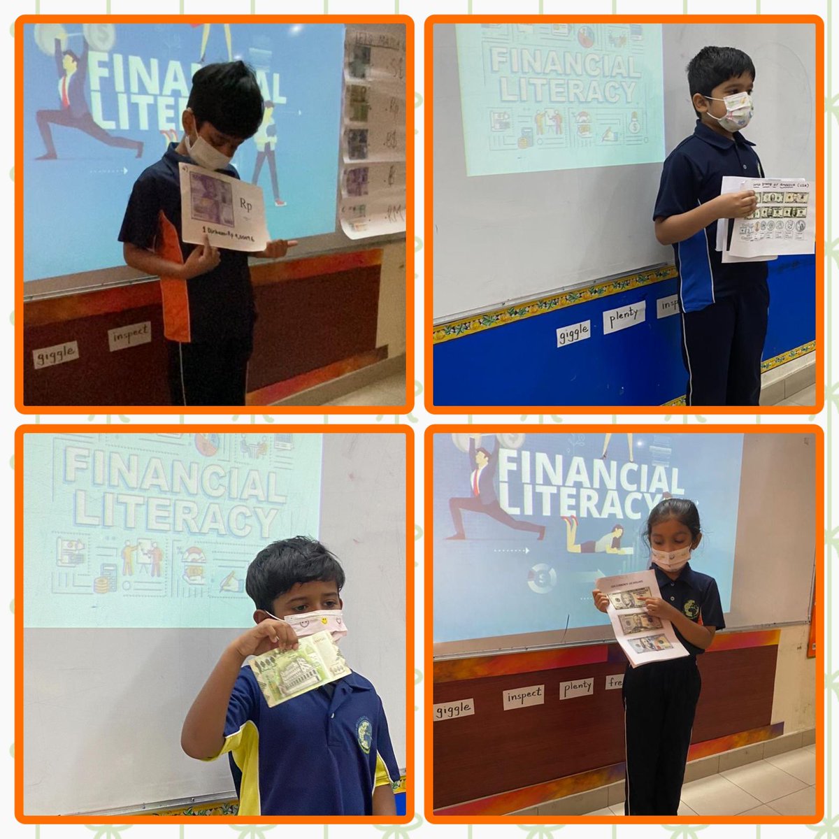JssSchool's tweet photo. To enhance and enrich the knowledge of world currencies, Financial Literacy Day was held for Grade 2 students on 19th May 2022.Students were enthusiastic to show different currencies and speak about their symbols and their importance.
#JSSIS #PRIMARYPHASE @KHDA https://t.co/Xc7qvwroa2