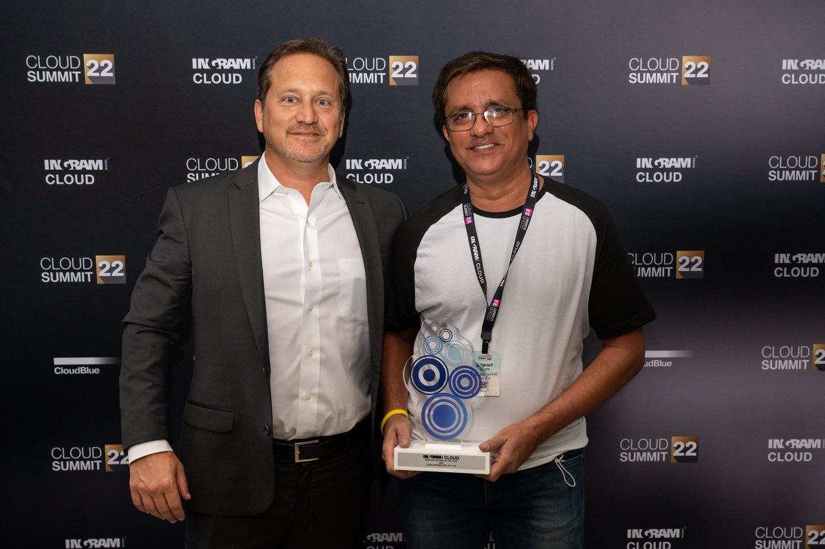 logixInfo's tweet photo. Logix is awarded as a Reseller Partner of the year 2022 by @IngramMicroInc
Adwait Gadre, Director, Logix InfoSecurity joined the #CloudSummit2022, Miami to receive the award.
We thank Ingram Micro and look forward to another year of success.
#Logixinfo #AFutureofEvenMore https://t.co/jDLI8Tb9Dv