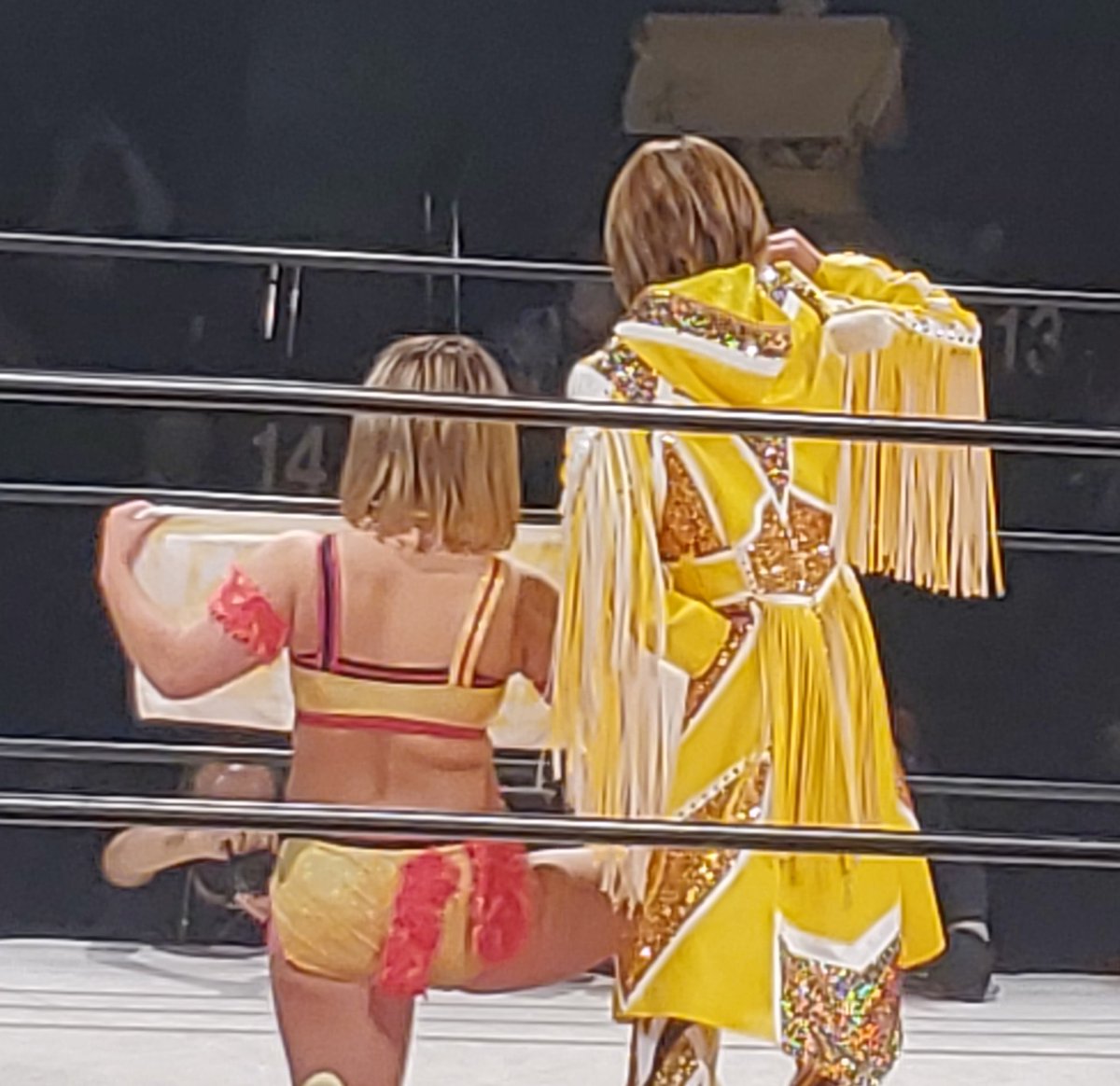 yellowwave0124's tweet photo. May.31,2022 #Marvelouspro
新木場大会
#永島千佳世 #岡優里佳
#隊長 #黄色軍団
#Yellowbee
隊長!!ブン🐝ブン🐝踊った🎼.•*¨*•.¸¸🎶🎼.•*¨*•.¸¸🎶 https://t.co/PJEitL2qjj