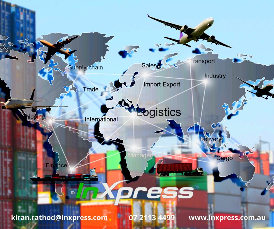 InxpressRedbank's tweet photo. We help the world connect with you.
With InXpress, importing your Goods into the Country is Hassle-Free. 
07 2113 4499 
kiran.rathod@inxpress.com 
https://t.co/tJ42T6bHR4 
#shipping #courier #freight #airfreight #roadexpress #express #australia #b2b #b2c #business https://t.co/naoGnEJq0w