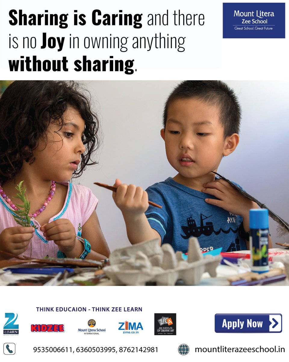 mountlitera099's tweet photo. Children would need to be taught to learn to share to socialize and make friends, cooperate, take turns, negotiate and cope with disappointment in the long run.  𝐒𝐡𝐚𝐫𝐢𝐧𝐠 teaches children to be fair and compromise.  
#education #learning #sharingiscaring #values https://t.co/qBn68QHdww