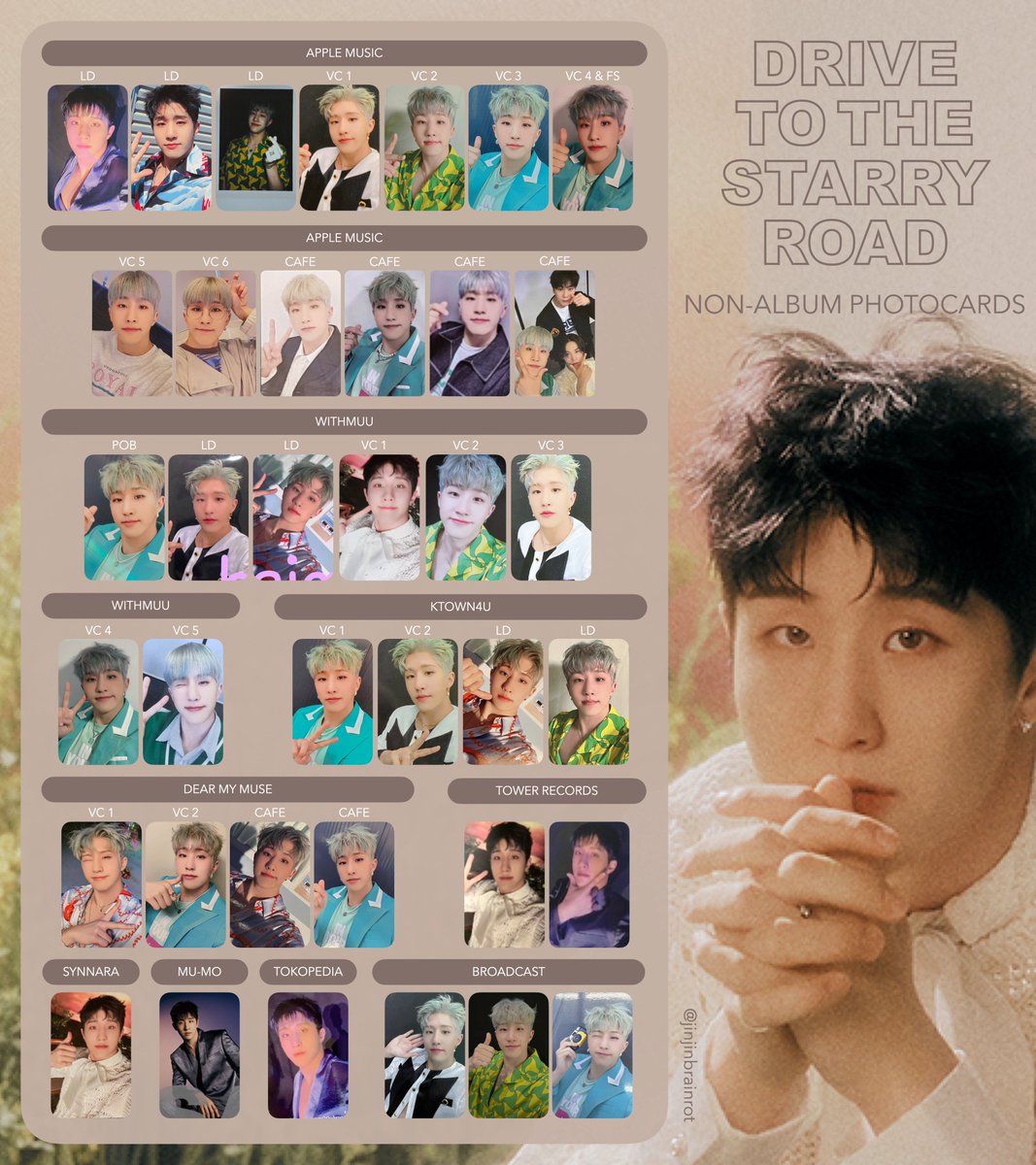 ※匿名配送【ASTRO】ジンジン　STARGRAPHY ソウルコン　当選トレカ 匿名配送【ASTRO】ジンジン STARGRAPHY ソウルコン FC限定特典 - メルカリ