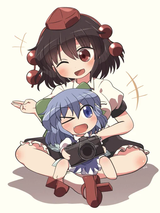あやちる😉😆 #おは東方 