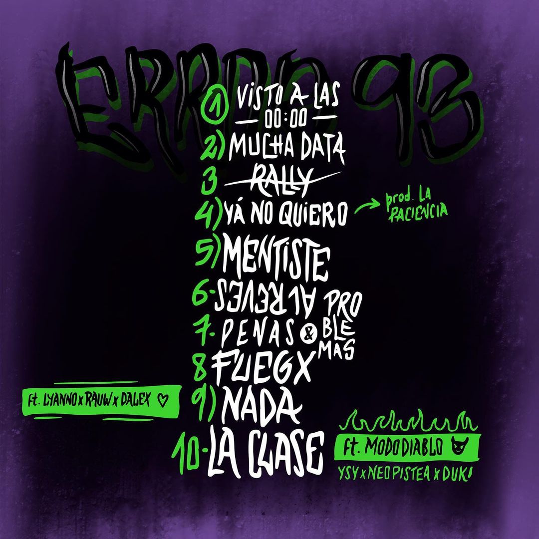 FcCazzuArg's tweet photo. 3 Añitos🥺 de #Error93 @cazzuoficial
Cual es tu tema favorito?😍 https://t.co/qvnAi7g4Lx